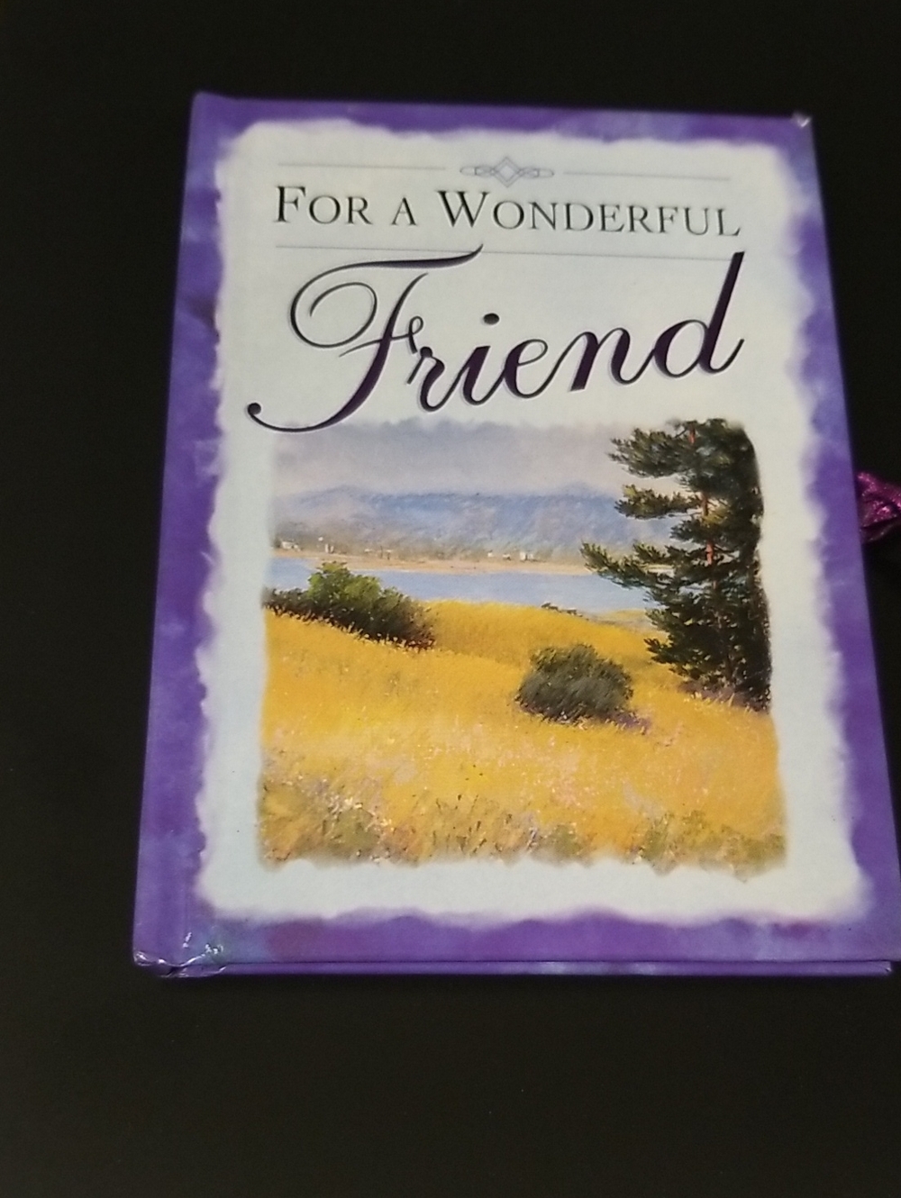 For a Wonderful Friend Small Hardcover book